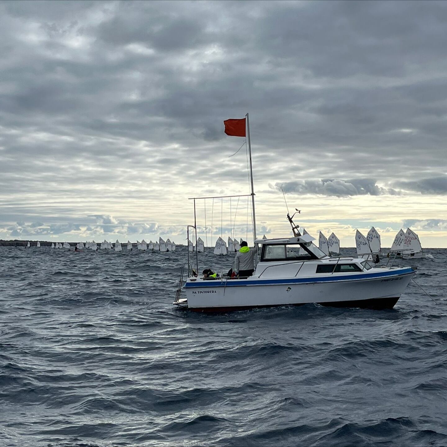 Els regatistes només van poder competir diumenge pel mal temps.