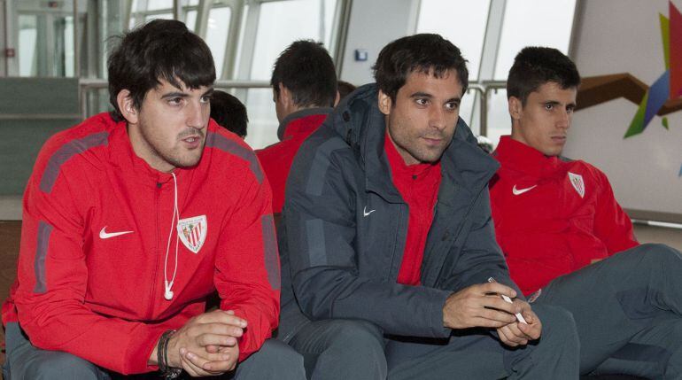 26/11/14 ATHLETIC DE BILBAO VIAJE DE REGRESO DE LVIV
 SAN JOSE - ETXEITA - BUSTINZA