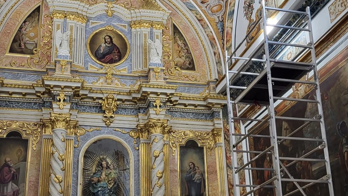 La Parròquia de Bocairent millora la il·luminació de la Capella de la Comunió