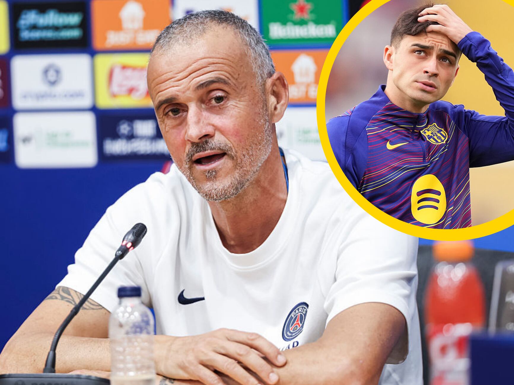 Luis Enrique se rinde a Pedri