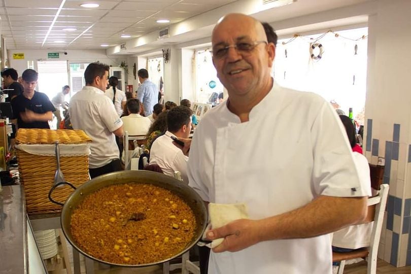 Amadeo Faus en su restaurante Chef Amadeo.