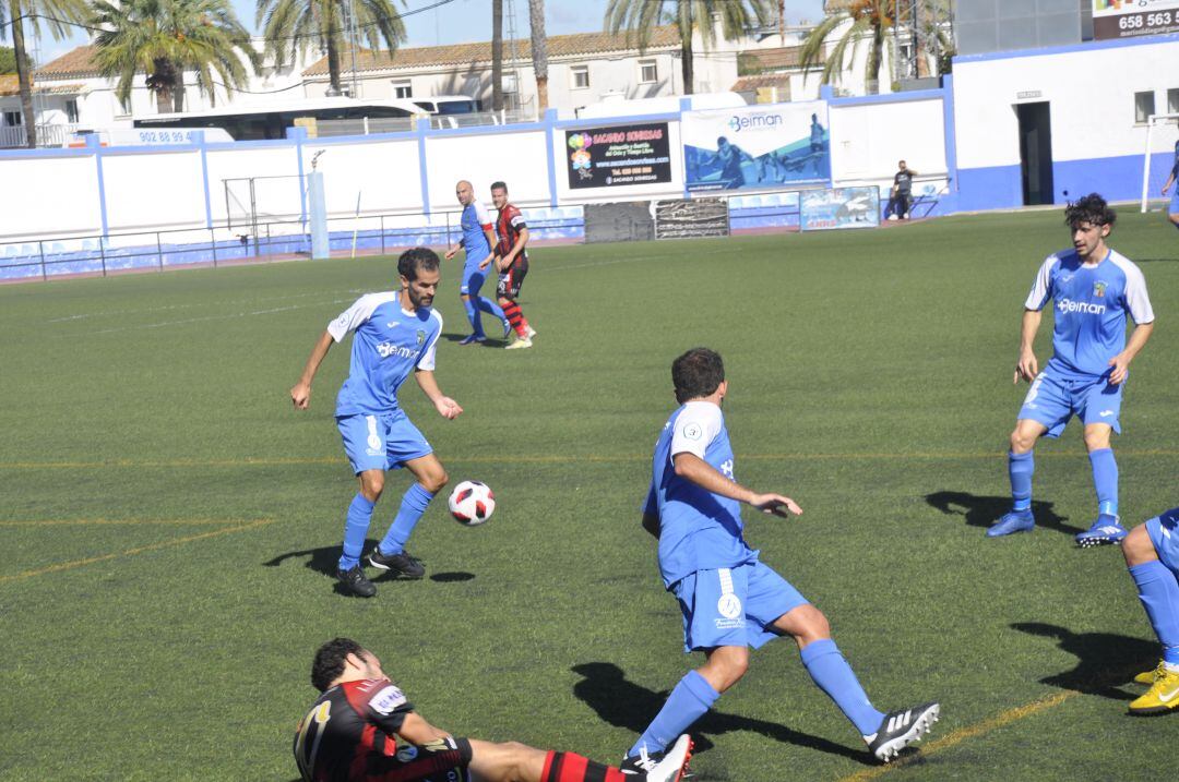 Imagen de un partido disputado en Guadalcacín esta temporada 