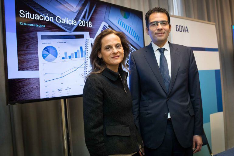 r Miguel Cardoso, economista jefe para España y Portugal de BBVA Research y Yolanda Martínez-Bajo, directora de la Territorial Noroeste de BBVA.