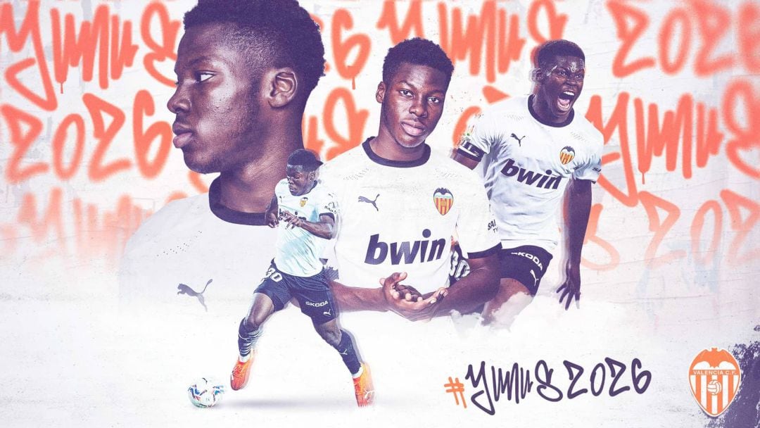 Yunus, renovado con el Valencia hasta 2026.