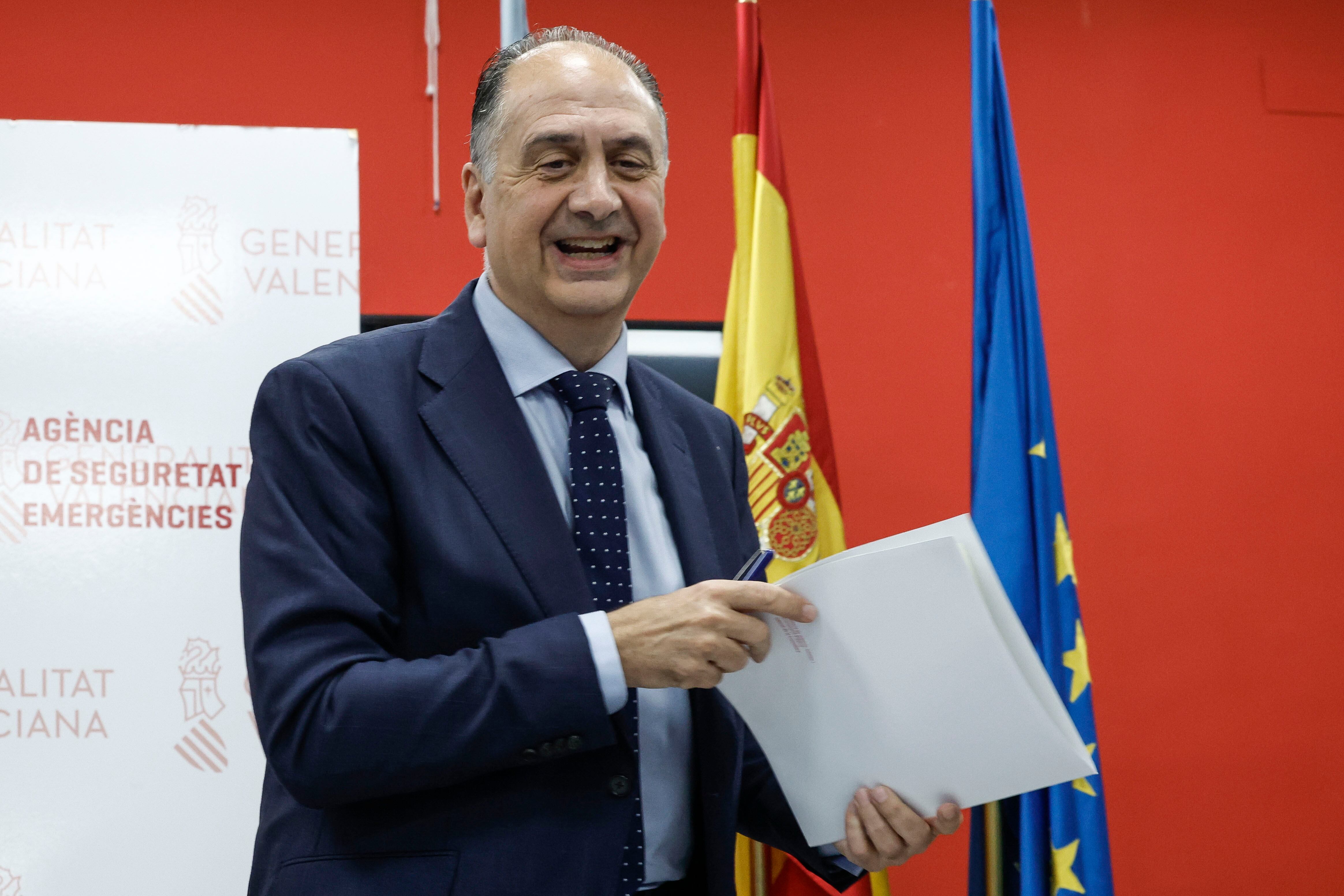 El conseller de Emergencias e Interior, Juan Carlos Valderrama, en una imagen de archivo