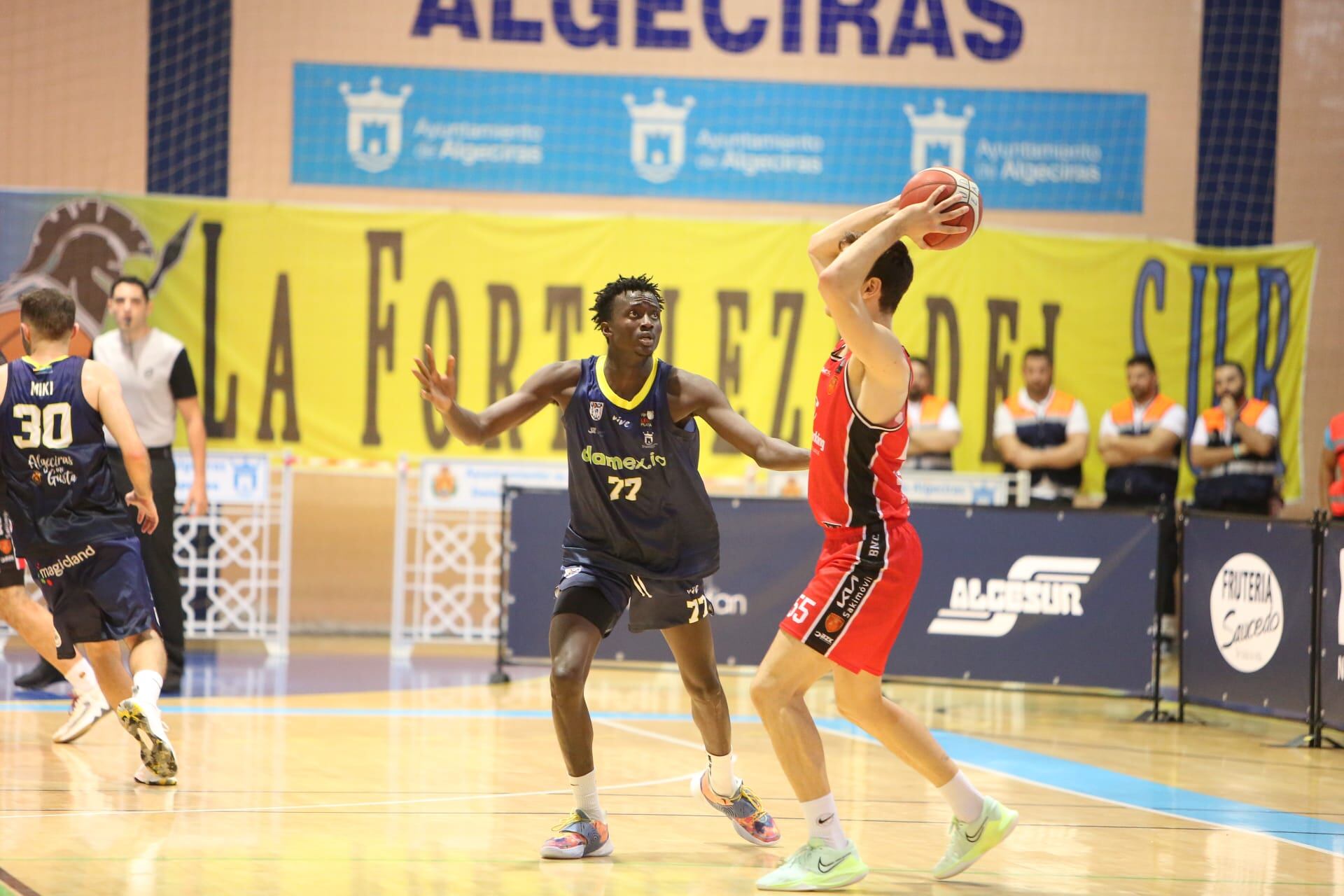 Un momento del partido