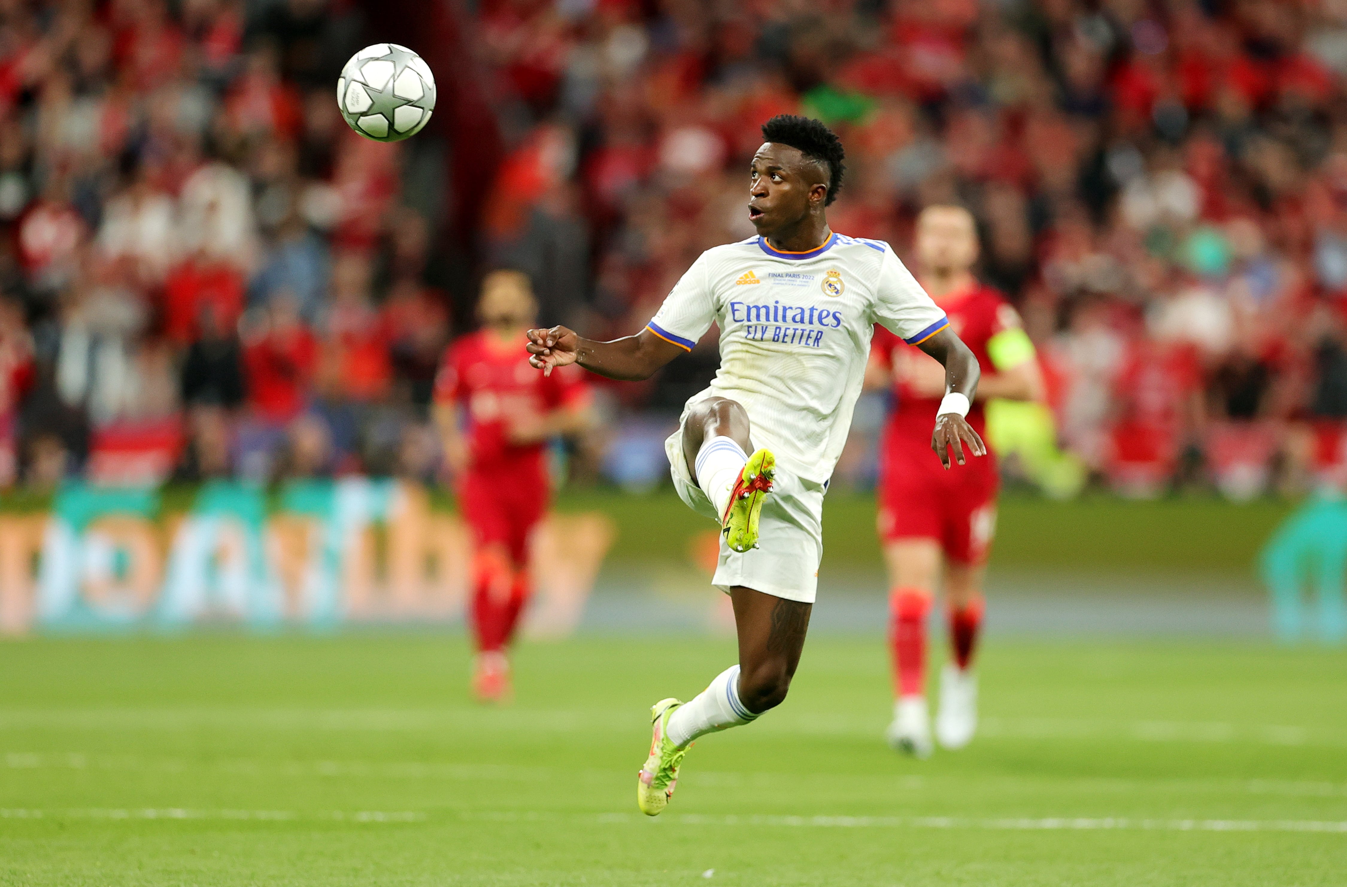 Vinicius, jugador que no tiene la nacionalidad española todavía, durante la final de la Champions EFE/EPA/FRIEDEMANN VOGEL