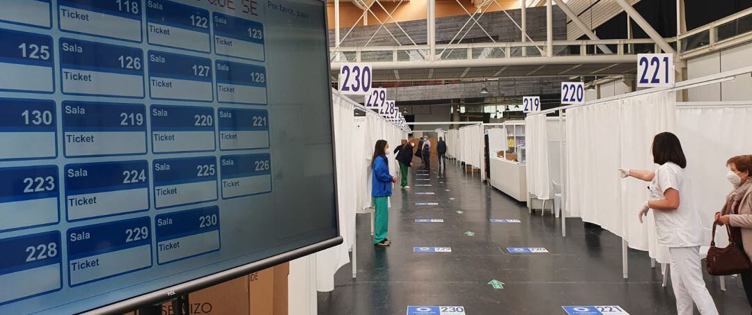 Vacunación masiva en ExpoCoruña