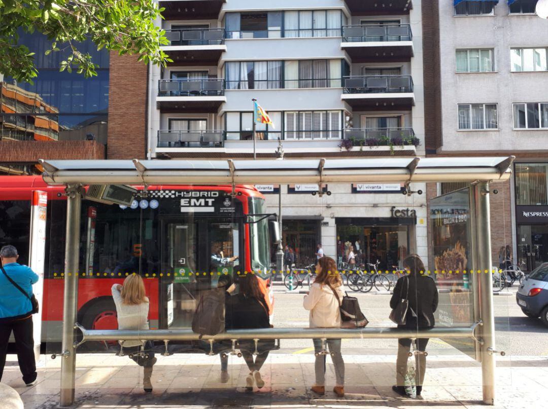 Parada de la EMT en València