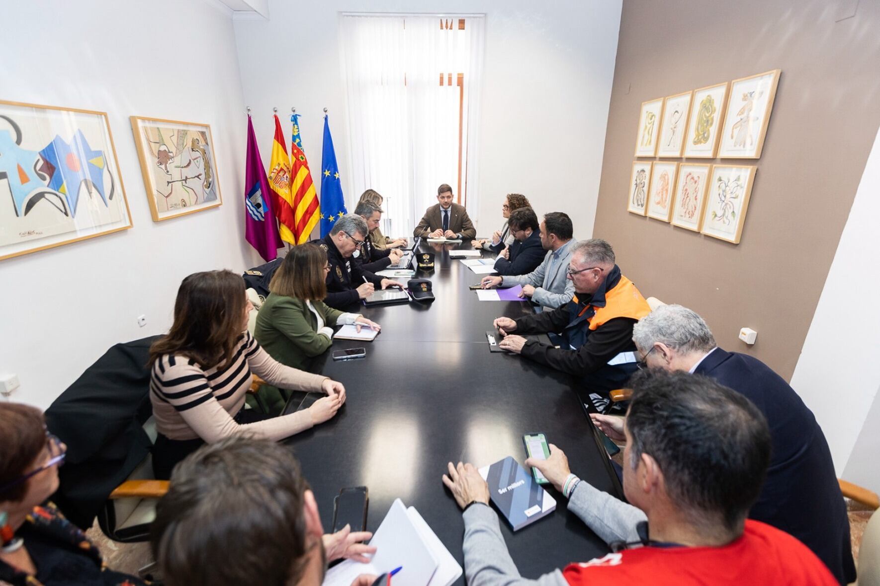 Reunión del CECOPAL (Centro de Coordinación Municipal) de Gandia