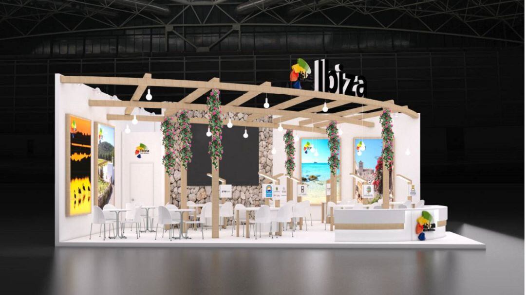 Stand de Ibiza en la feria en 2019