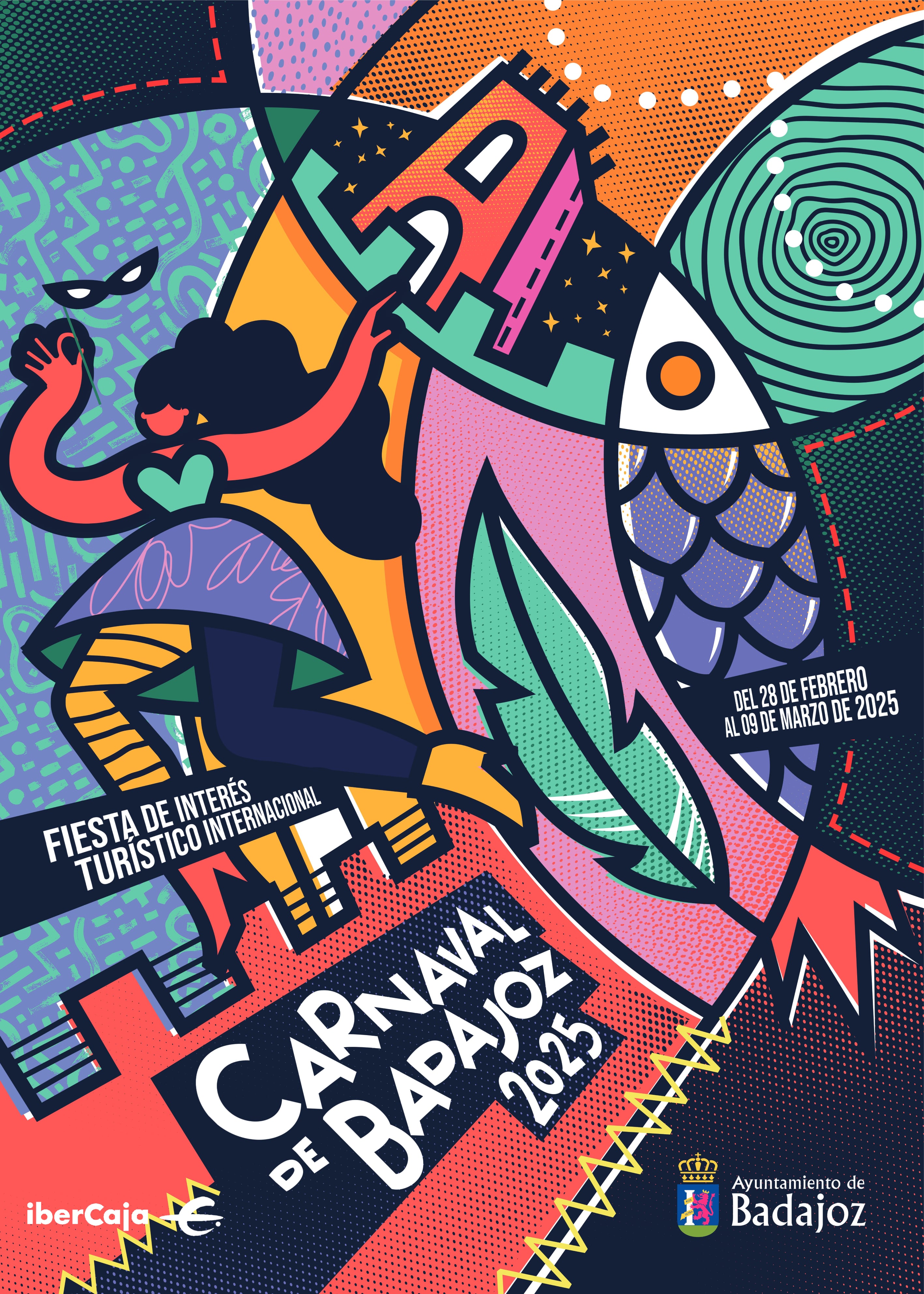 Cartel del Carnaval de Badajoz 2025