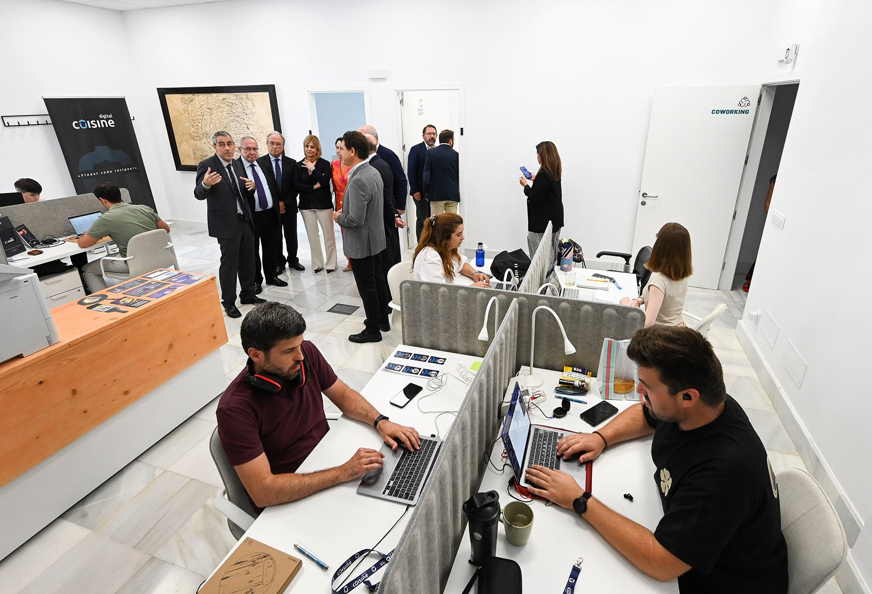 Interior del nuevo Coworking Digital de Jerez