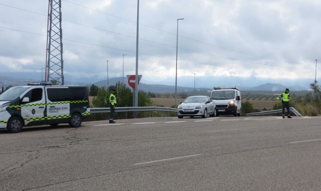 Control de la Guarcia Civil de Tráfico