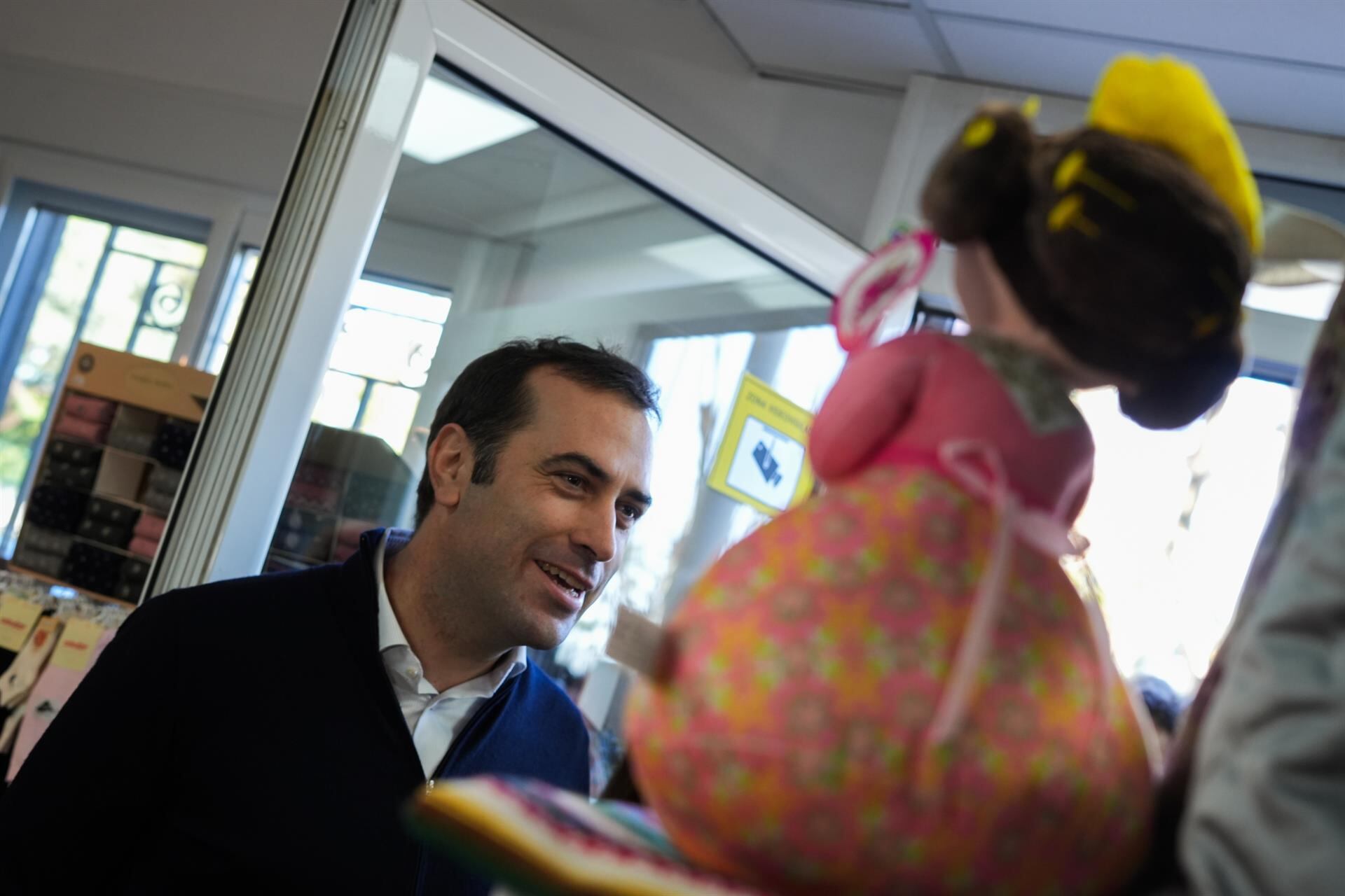 Carlos Cuerpo, ministro de Economía, en Sedaví