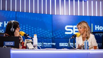 Yolanda Díaz alerta del "riesgo" de la fusión entre BBVA y Sabadell y desliza que se opondrá a un posible ERE