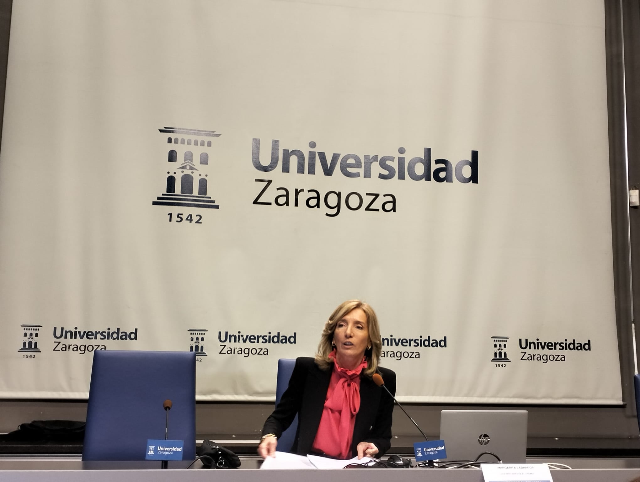 Margarita Labrador, vicerrectora de Economía de la Universidad de Zaragoza