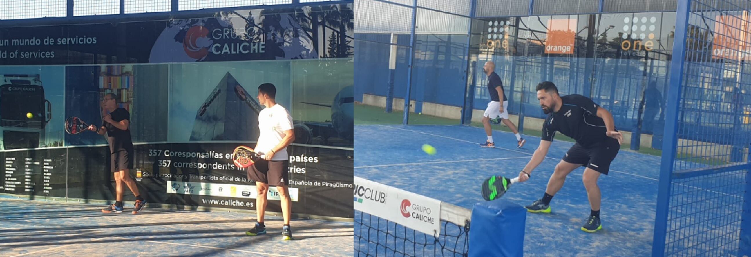 Policías nacionales en su torneo de pádel