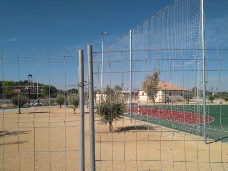 Vista del área deportiva