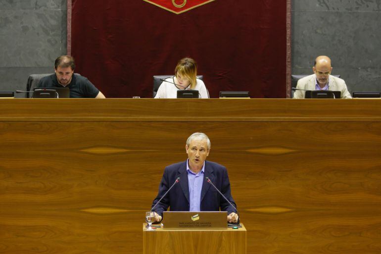 Mikel Aramburu, consejero de Hacienda del Gobierno foral