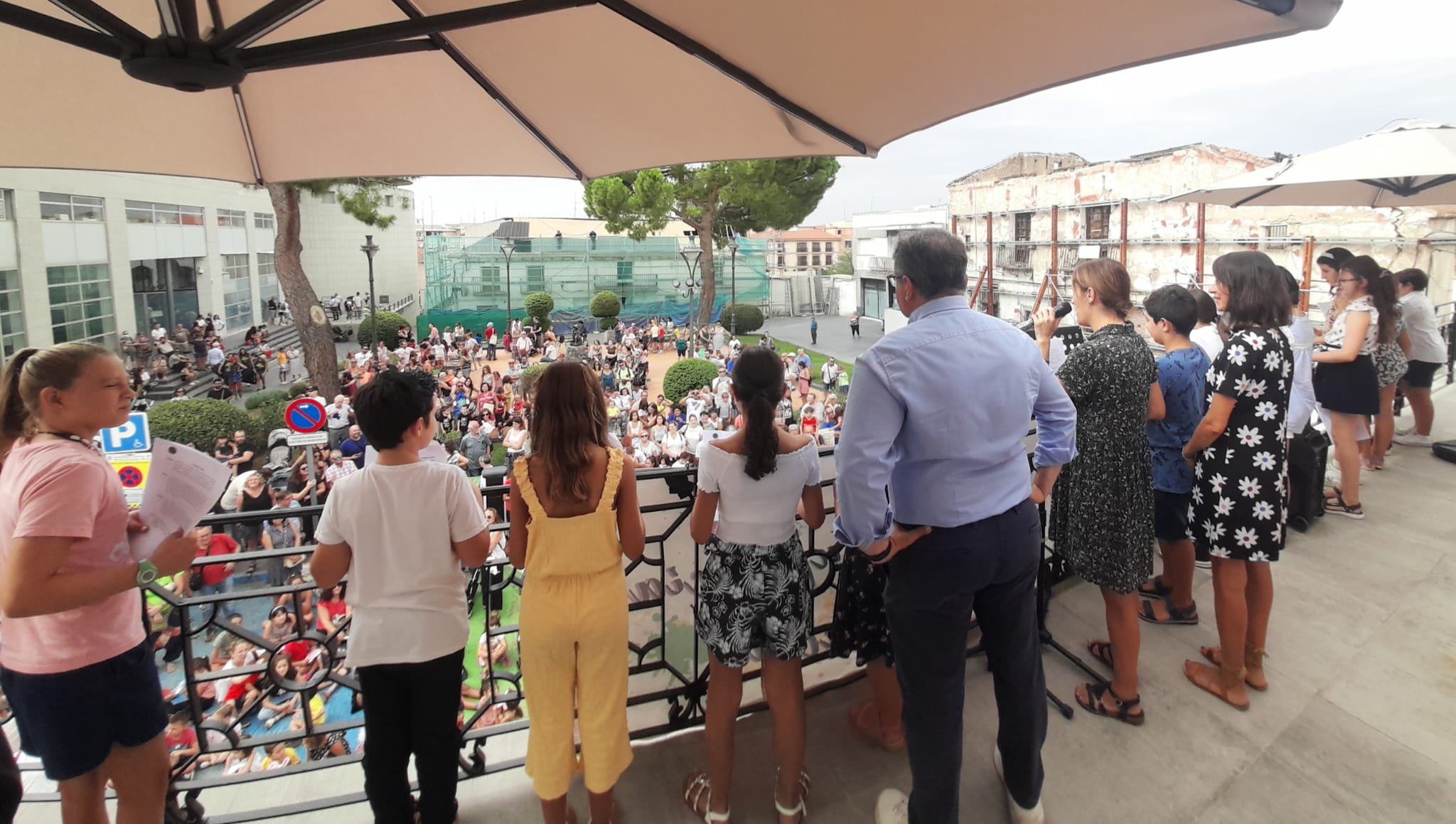 Primer pregón infantil en las fiestas de Parla.