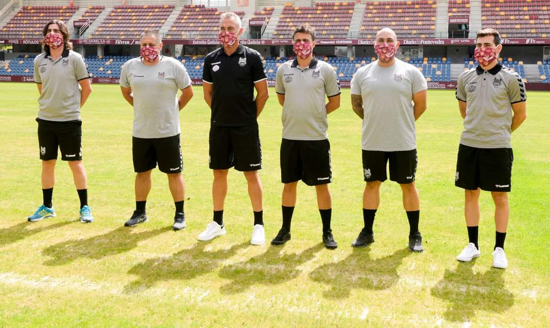 Cristóbal Filgueira, junto a Ángel Rodríguez, en Pontevedra