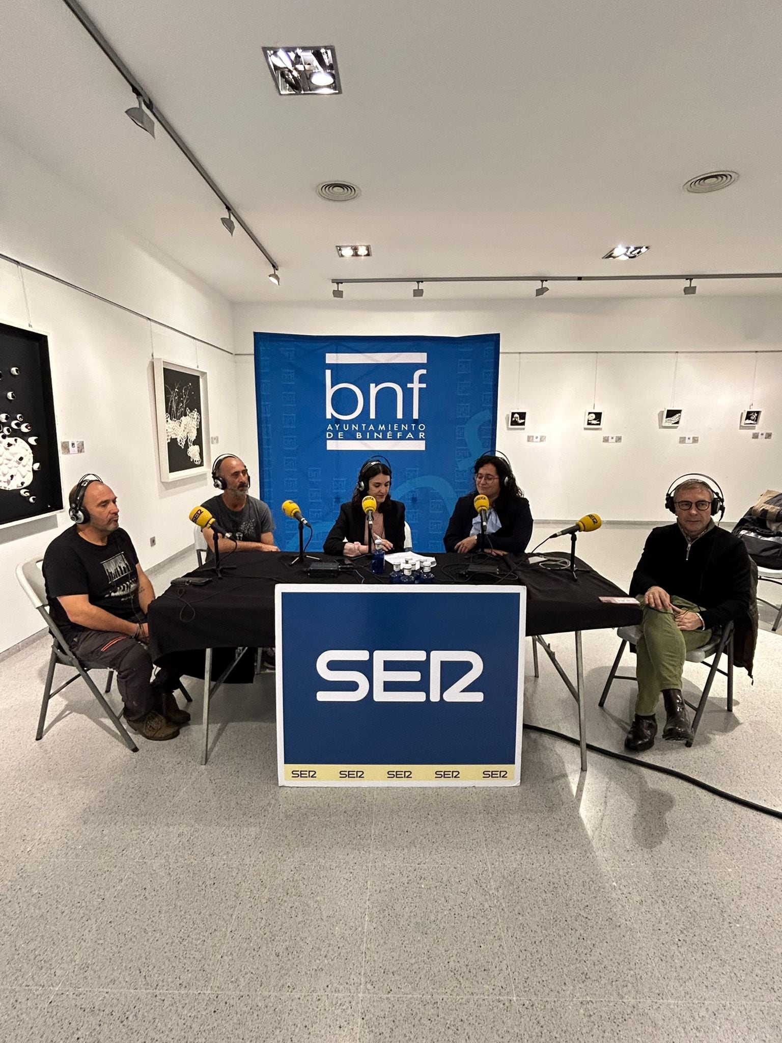 Chemis Ferrer, Javier Miguel, Patricia Rivera y Agustín Aquilué.