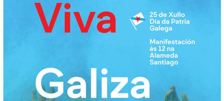Cartel de la manifestación del BNG en el Día da Patria