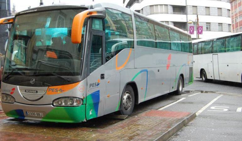 Una estación de autobuses. Archivo