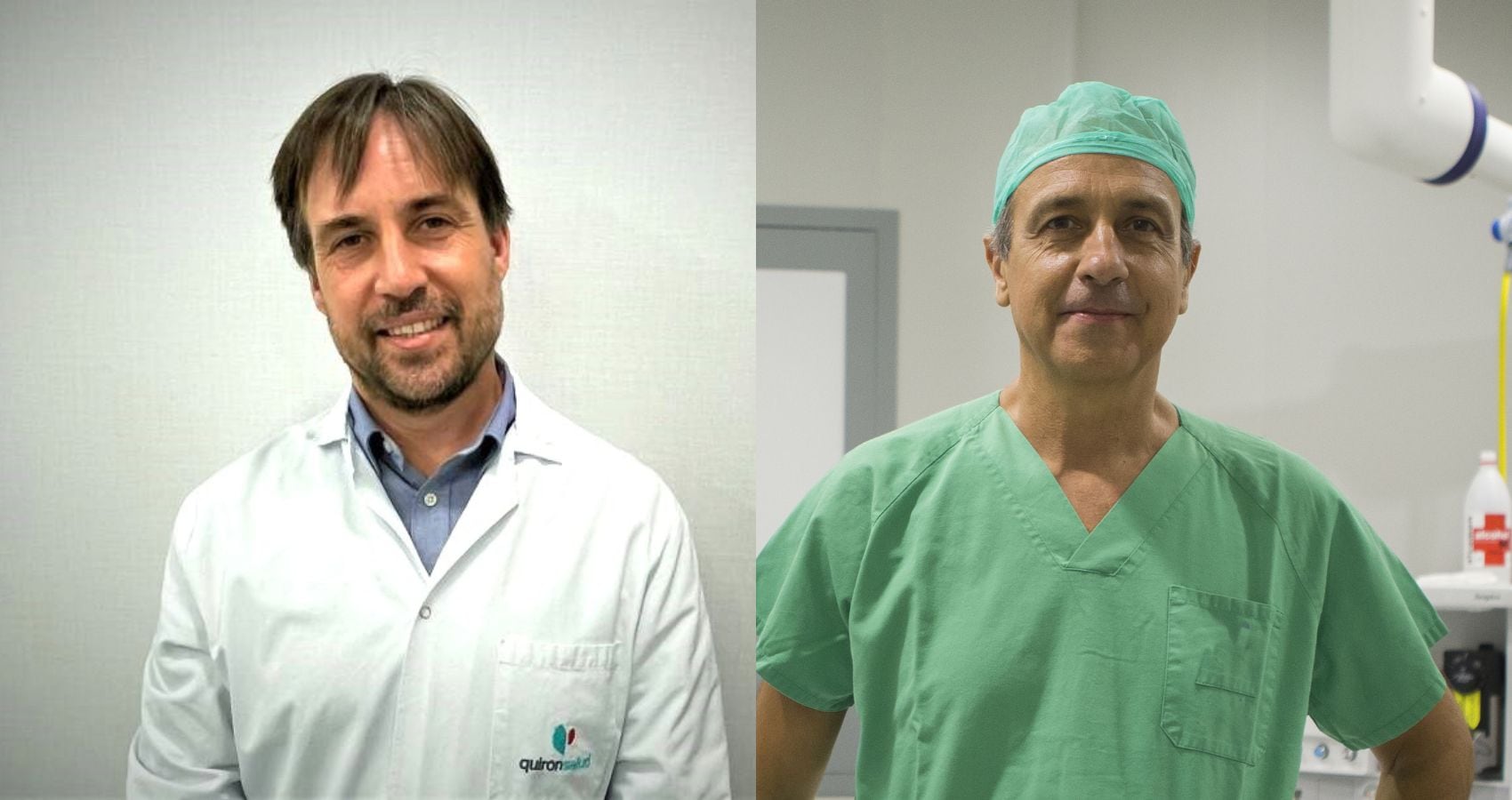 Dr. Enrique de Madaria y el Dr. Francisco Ripoll