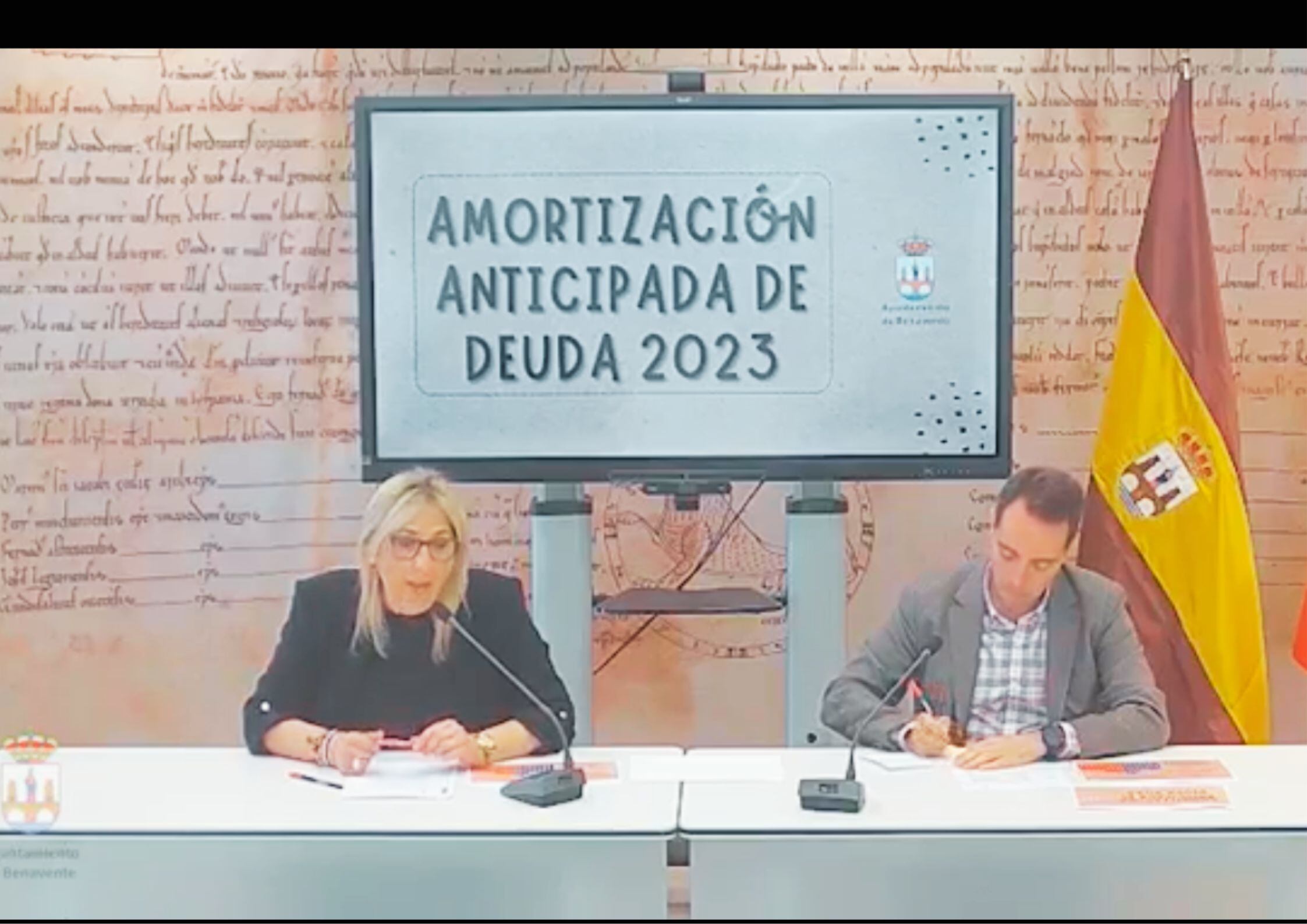 Patricia Martín y Luciano Huerga durante la rueda de prensa