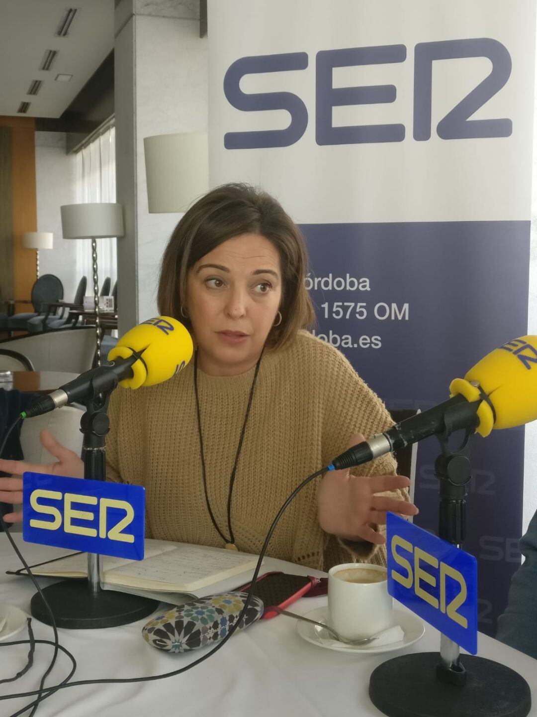 Isabel Ambrosio, en la tertulia de la SER