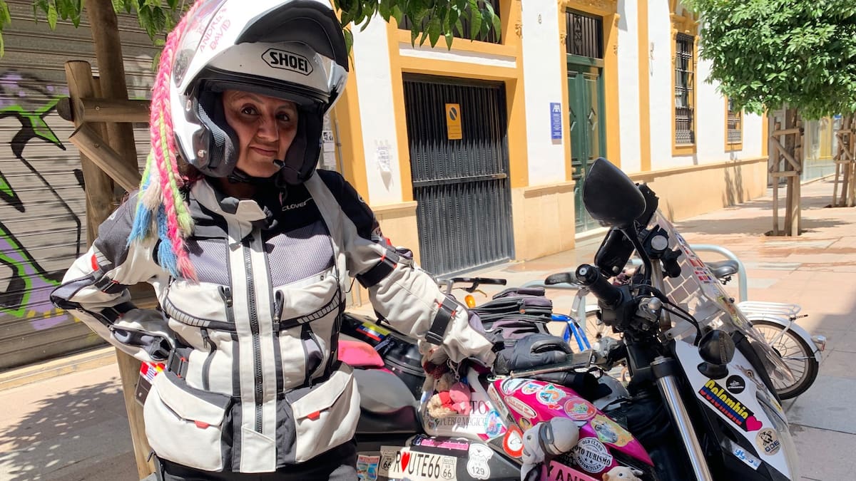 La vida sobre una moto