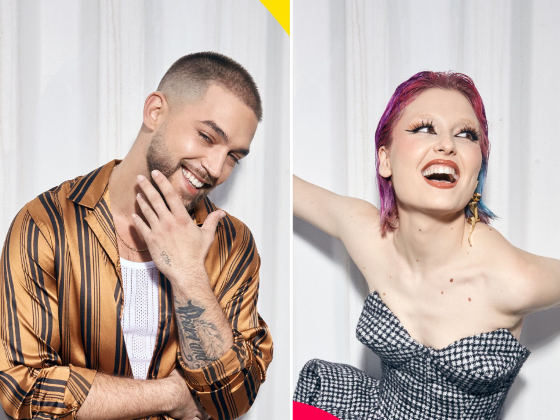 St. Pedro y Sofia Coll, dos de los máximos aspirantes a ganar el Benidorm Fest 2024.