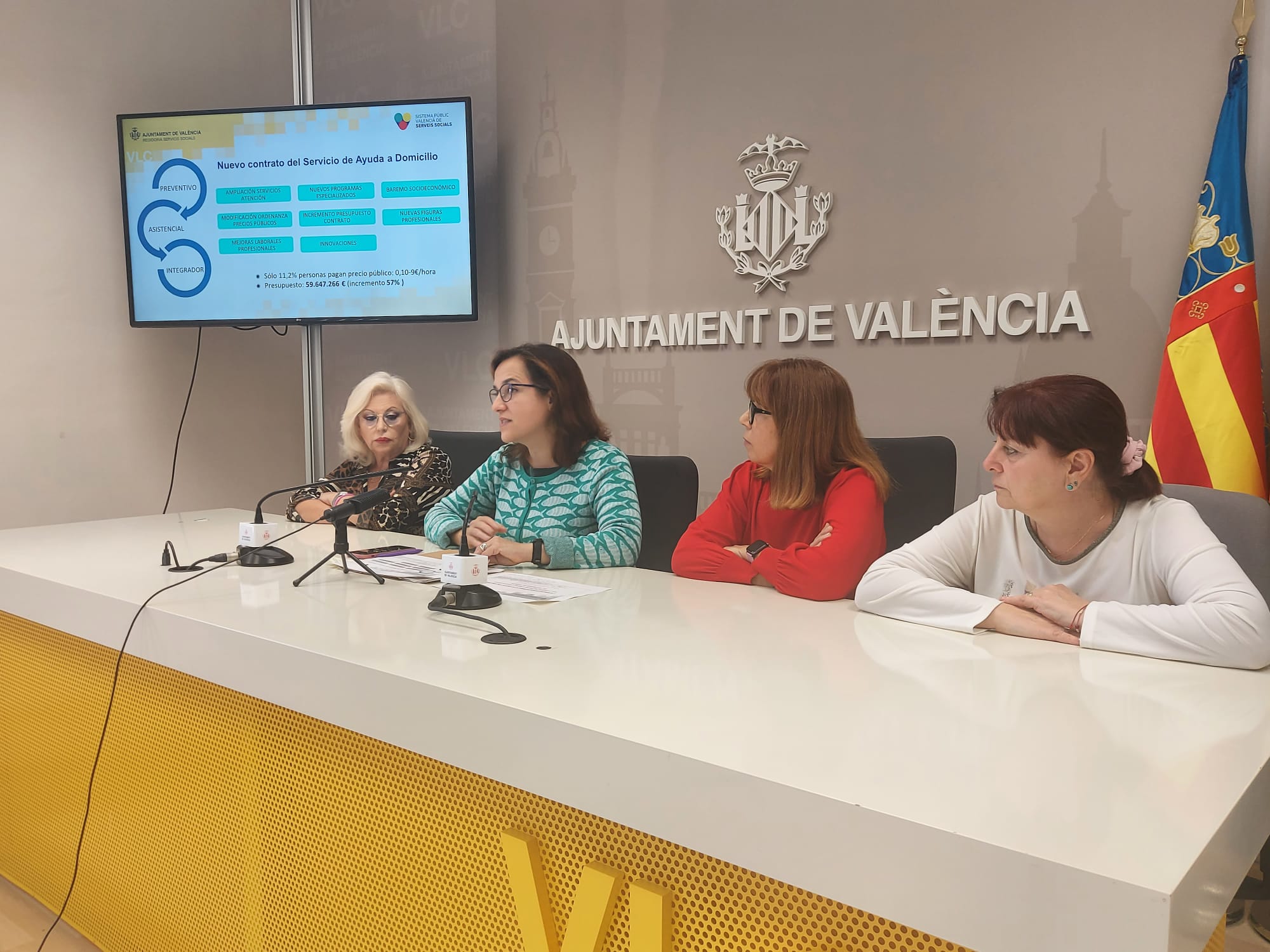 Presentación del nuevo servicio de atención domiciliaria de València