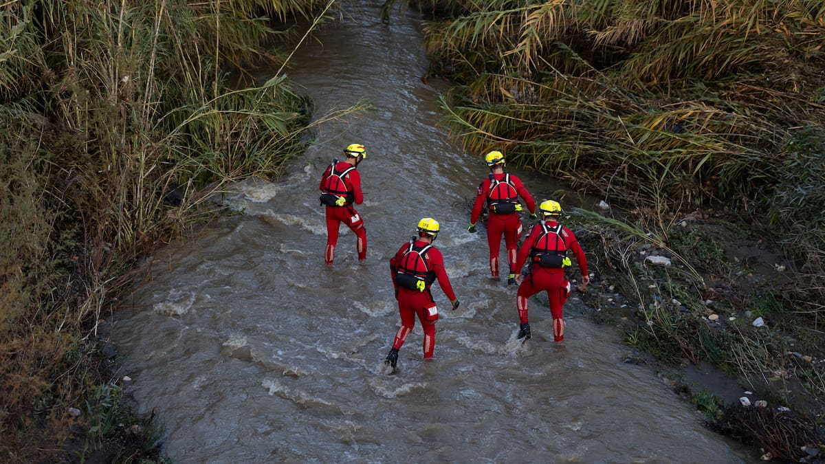 Hallan el segundo cadáver de los dos hombres desaparecidos por el temporal en Málaga