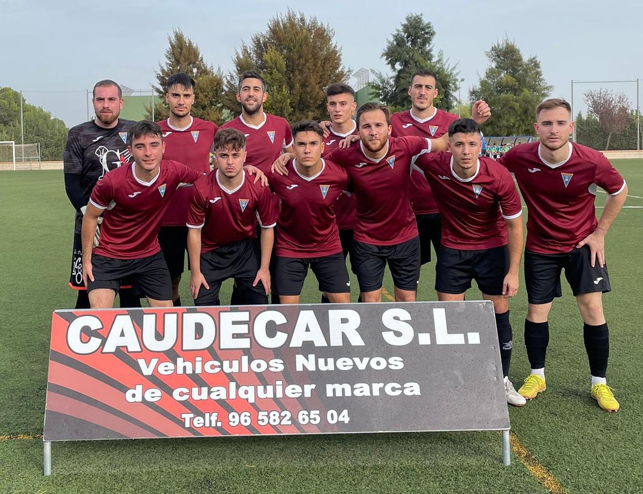 Plantilla inicial del Caudetano