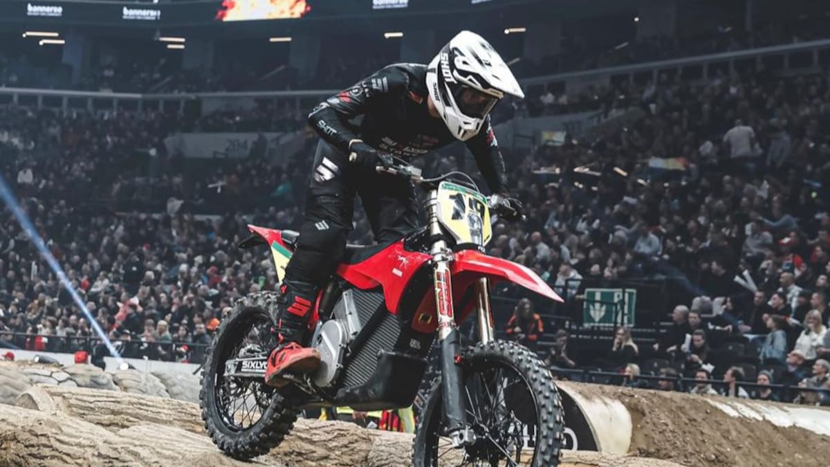 El candeledano Manu Gómez, candidato al título mundial júnior de SuperEnduro