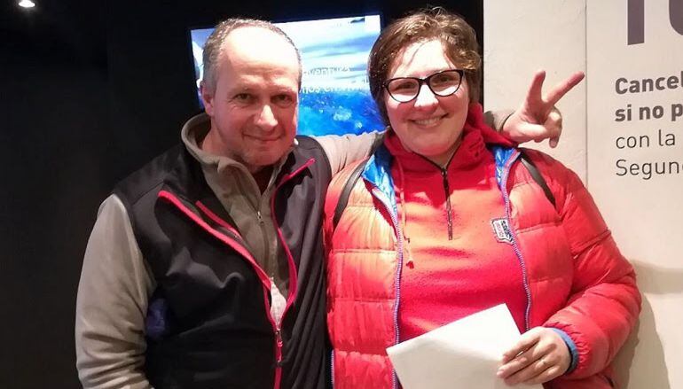 La parella poc després de conèixer la sentència.