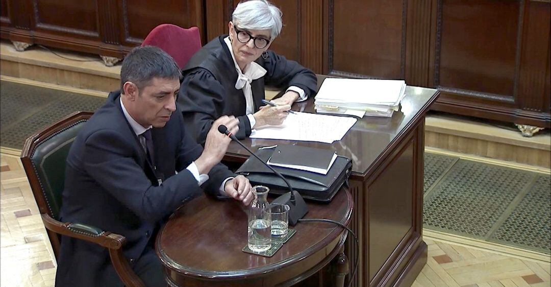 Trapero durante su declaración como testigo