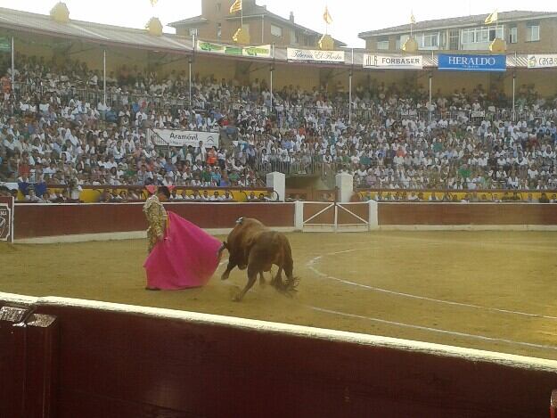 Plaza de Toros de Huesca durante la Feria Taurina de San Lorenzo