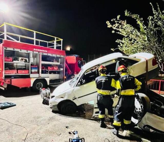 Simulacro de Bomberos de Jaén.