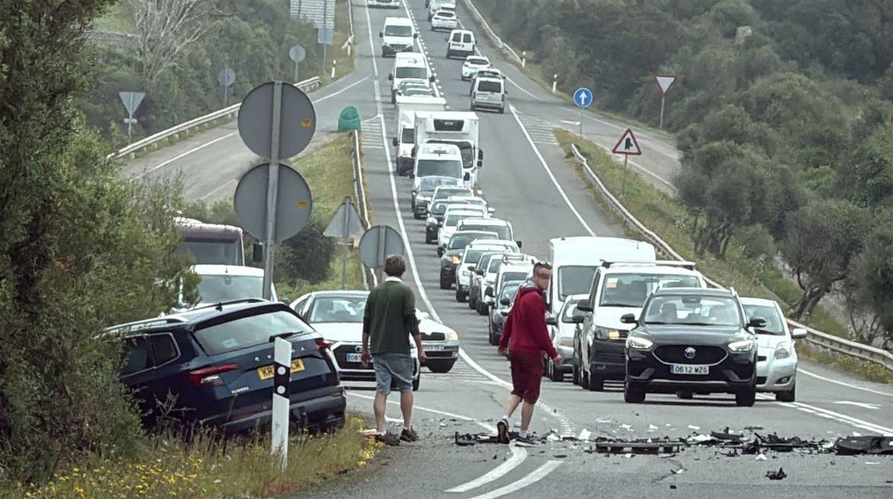 Tres vehicles s'han vist implicats en l'accident