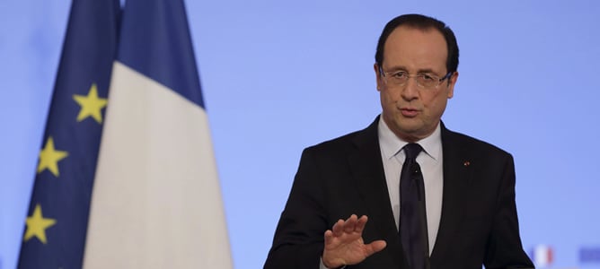 El presidente francés, François Hollande