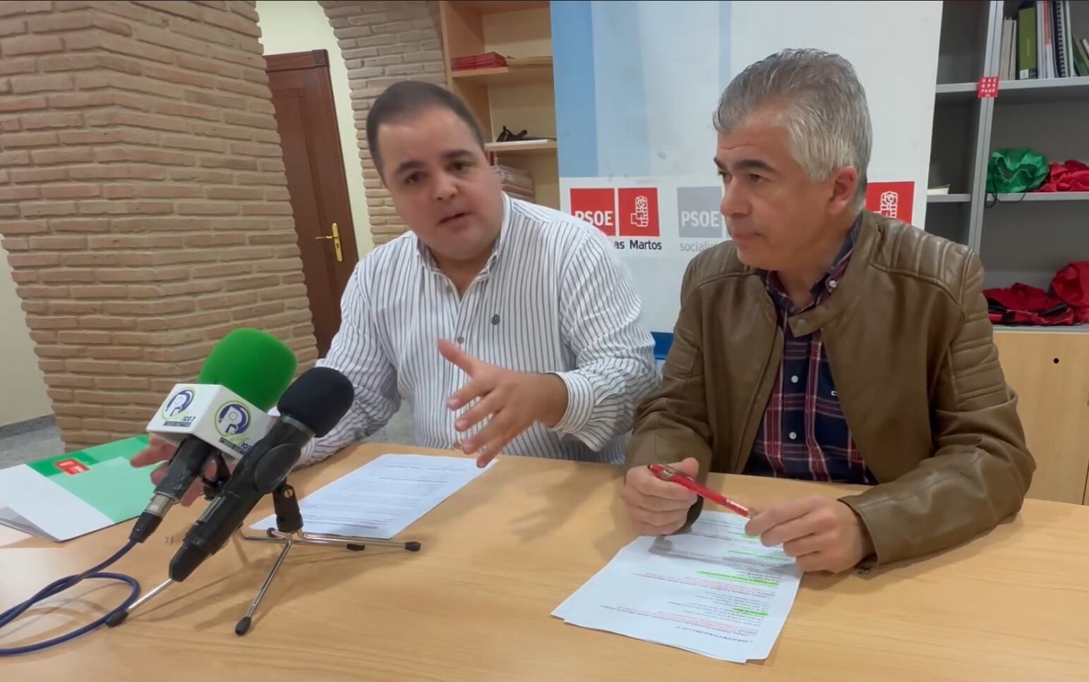 Presentación enmiendas de Martos a los Presupuestos de la Junta de 2024