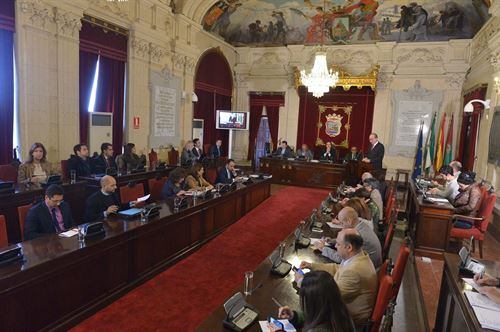 Pleno del Ayuntamiento de Málaga