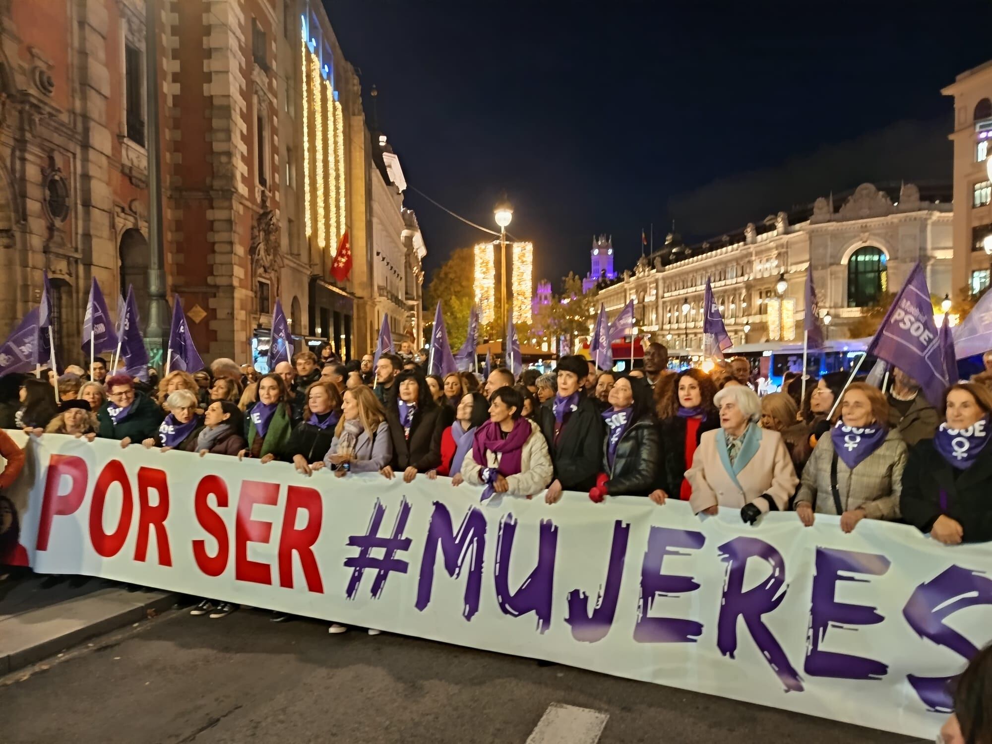 Manifestación 25N en Madrid, 2025.