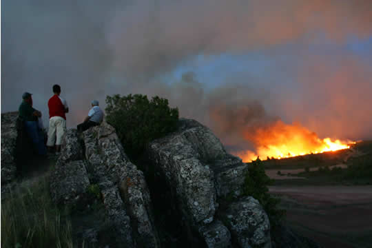 Una barbacoa causó el incendio (Reuters)