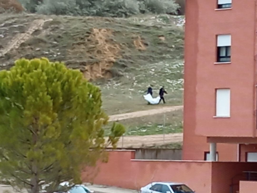 Foto que se difundía ayer por redes sociales y otros cauces de comunicación