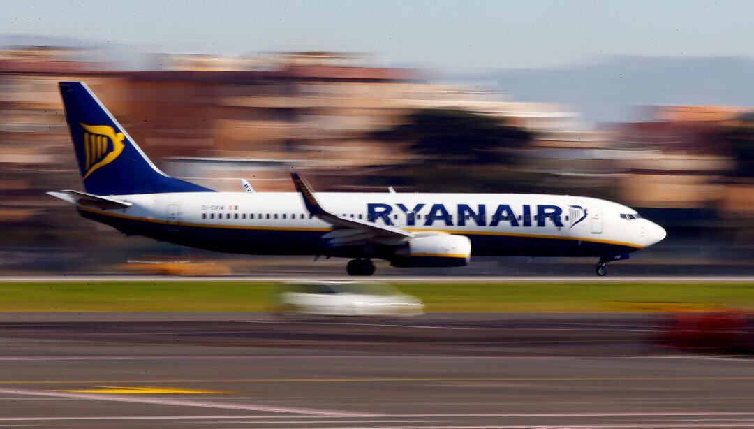 Un avión de Ryanair.